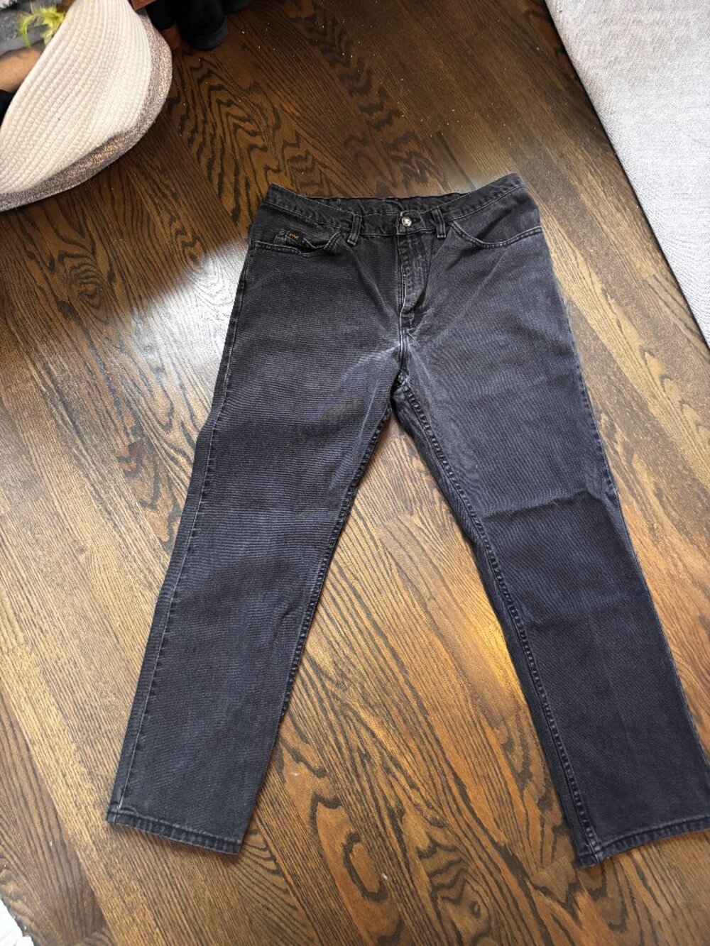 Lee 2008908 Regular Fit Straight Leg Black Jeans